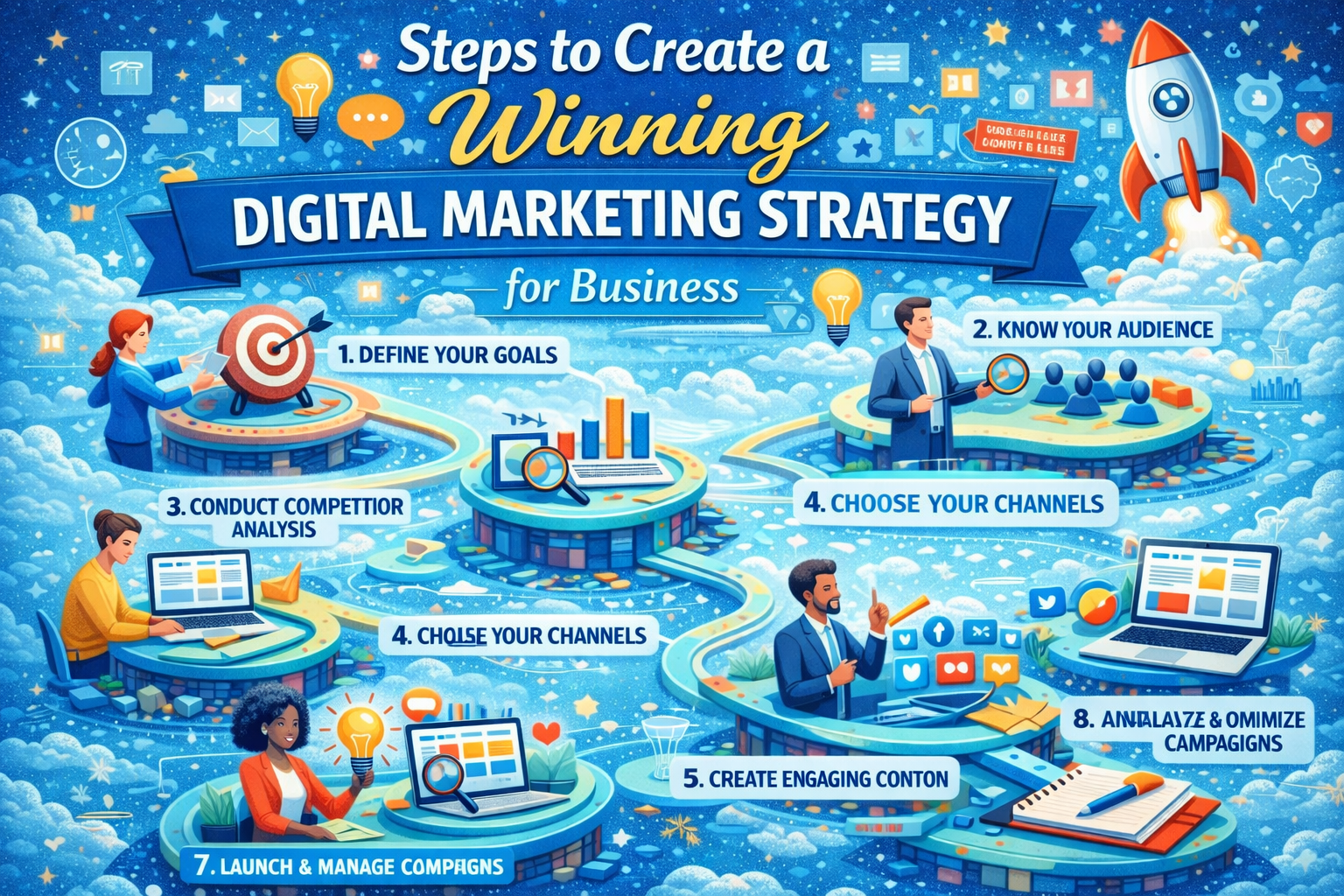 steps to create the best digital marketing strategy